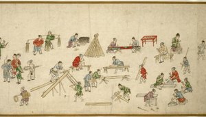 平和の時代のストリートシーン 作： Zhu Yu