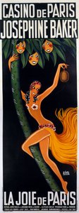 ジョセフィン・ベイカーとのショー「ラ・ジョワ・ド・パリ」のポスター、1930年 作： Zig (1900 1936)