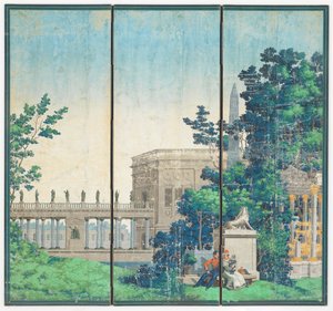 フランス庭園 作： Zuber and Cie, Rixheim, Alsace