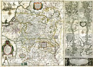 ラジヴィウ家-孤児-リトアニア大公国の地図 作： Радзівіла Сіроткі