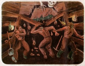鉱山での事故、1950年頃