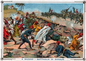 バタイユ・ド・ジャンスールジャンズールの戦い 作： Ferdinand Georg Waldmuller