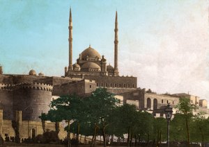 カイロ、サラディン (エジプト) の城塞。 1920年頃（写真） 作： 。 。