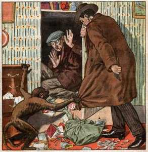 Cambriolage en France.フランスの空き巣 作： Ferdinand Georg Waldmuller
