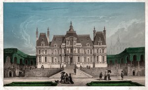 メゾン・ラフィットの城、1850年頃（彫刻） 作： . .