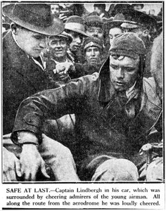 チャールズ・オーガスタス・リンドバーグ、アメリカ人パイロット、1920年代頃 作： Ferdinand Georg Waldmuller