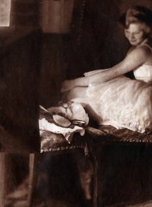 彼女のロッジでクラシック ダンサーのドレッシング。 1929年（版画） 作： . .