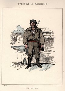 パリのコミューン：「Les Communeux」のUN POINTOR（34）の衣装 作： Frederick (attr. to) Barnard