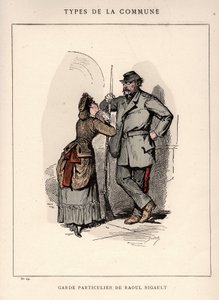 パリ・コミューン："Les Communeux "のGARDE PARTICULAR DE RAOUL RIGAULT(29)に続く。 作： Frederick (attr. to) Barnard