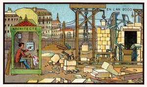 建設現場、1910 年頃 作： . .