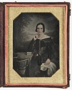 女性のダゲレオタイプ、1845年頃