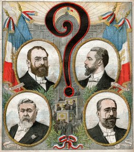 Election presidentielle de 1906（1906年大統領選挙）。1906年の大統領選挙。 作： Ferdinand Georg Waldmuller