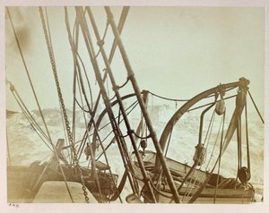 ジョージ・ナレス(1831-1915)のアークティック遠征(1875-1876)：シフトラダーベイの岸壁に押された警報