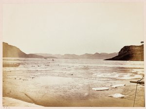 ジョージ・ナレス船長（1831-1915）の北極圏遠征（1875-1876）：北を望むドビン湾 作： Frederick (attr. to) Barnard