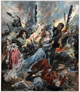 バザール・デ・ラ・シャリテの火事 作： . .