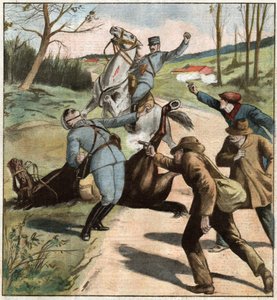 Gendarmes attaques.ジャンダルムが攻撃しました 作： Ferdinand Georg Waldmuller