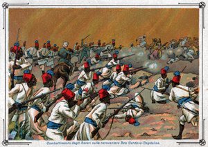 Guerre italo turque.イタロ トルコの戦争 作： Ferdinand Georg Waldmuller