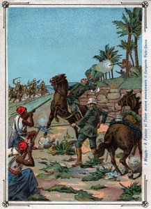 Guerre italo turque.イタロ トルコの戦争 作： Ferdinand Georg Waldmuller