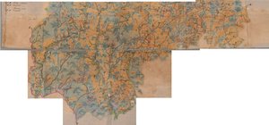 Kirzhach地区の地図 (PGM 1 verst) 1780 - 1790 作： неизвестны