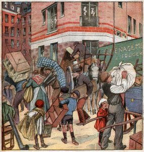 フランスの社会住宅。フランスの社会住宅。 作： Ferdinand Georg Waldmuller