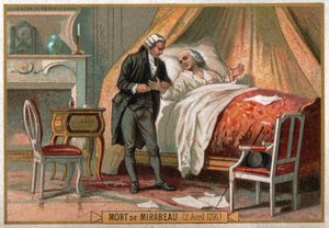 ミラボーの死ミラボーの死 作： Ferdinand Georg Waldmuller
