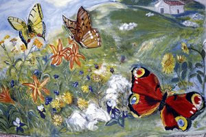 壁画、ボルダーノ、フリウリ・ヴェネツィア・ジウリア、イタリア 作： Henry Charles Fehr
