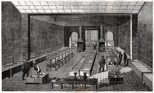 銀細工の労働者。銀細工の労働者。 作： Frederick (attr. to) Barnard
