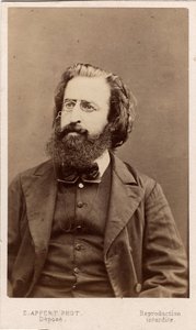 パリ・コミューン（1871年）：コミューンのメンバー、テオフィル・フェレ（1846-1871年）の肖像。写真撮影 Appert.寸法10.5X6.3cm 作： Frederick (attr. to) Barnard
