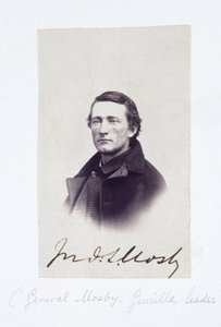 南部連合のゲリラリーダー、モスビー将軍の肖像（1863年頃 作： Frederick (attr. to) Barnard