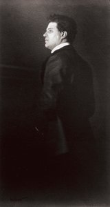 音楽家、ピエトロ・マスカーニの肖像 作： Henry Charles Fehr
