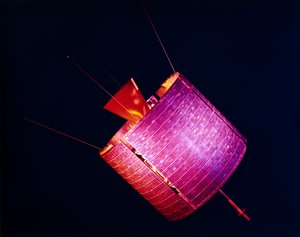 衛星、軍事、アメリカ アーリーバード衛星 作： Ferdinand Georg Waldmuller