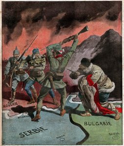 Serbie pendant la Iere Guerre.第一次世界大戦中のセルビア 作： Ferdinand Georg Waldmuller