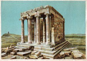 アテナ・ニケ神殿。 1910年頃（彫刻） 作： . .
