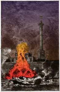 パリのコミューン。 1880年頃（彫刻） 作： . .