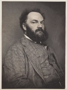 ヴァル・プリンセップ」 1890年頃 フレデリック・ホリアー（1837-1933）が撮影した画家ヴァレンティン・プリンセップ（1838-1904）のプラチナプリント写真 作： John Pardon