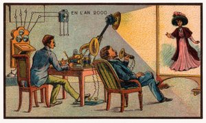 ビデオ会議、1910 年頃 作： . .