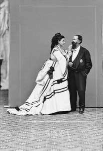 ヴィットリオ・エマヌエーレ2世とミラフィオーリ伯爵夫人ローザ・ヴェルチェラーナ 作： Henry Charles Fehr