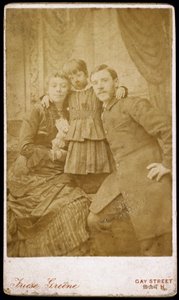 撮影監督のウィリアム・フリース・グリーンとその家族（1880年頃 作： Henry Charles Fehr