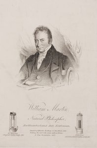 ウィリアム・マーティン（イギリスの詩人・物理学者）1820年代頃