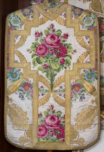 ルイ・フィリップ1810年に提供された典礼アンサンブルのカサブル（金で刺繍された絹）