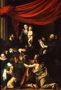 ロザリオの聖母ポルスキー: ロザリオの聖母 作： Michelangelo Merisi da  Caravaggio