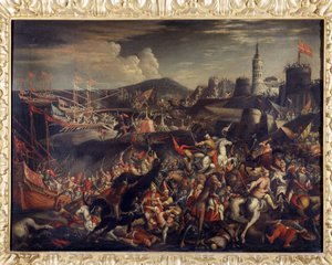 1565年、ホスピタリテア騎士団が守ったマルタ島へのサラセン人の攻撃
