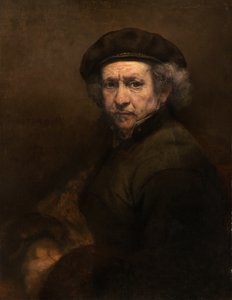 自画像 作： Rembrandt