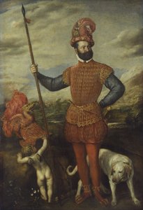 ミリタリーコスチュームの男 作： Tiziano Vecelli