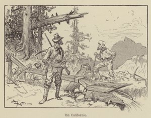 カリフォルニア州で 作： after Albert Robida