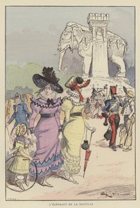 LElephant De La Bastille 作： after Albert Robida