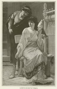 ルクレティアとセクストスターキン 作： after Alexandre Cabanel