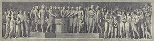 1796年6月29日、チサルパイン共和国を樹立する誓いの厳粛な誓い 作： after Andrea Appiani the Elder
