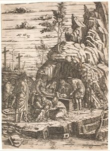 埋葬 作： after Andrea Mantegna