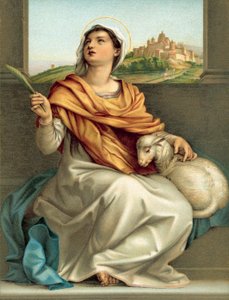 セントアグネス（クロモリト） 作： Andrea del (after) Sarto